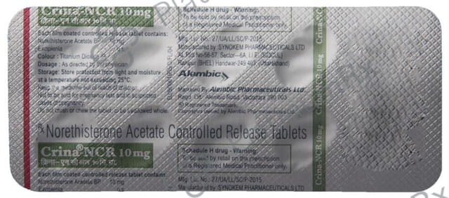 Crina N CR 10mg Tablet 10s