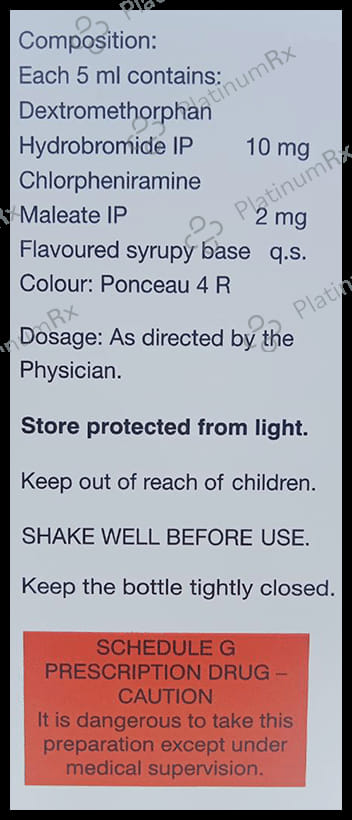 Zerotuss-D Syrup Sugar Free