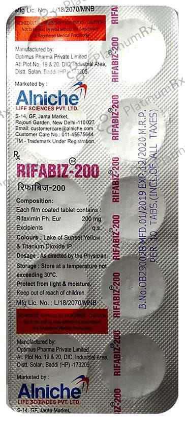 Rifabiz 200 Tablet