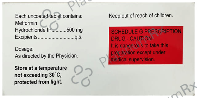 Almetfor 500mg Tablet 15s