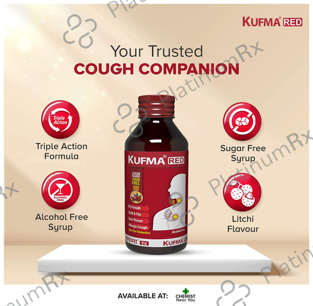 Kufma LS Litchi Flavour Sugar Free Syrup 100ml