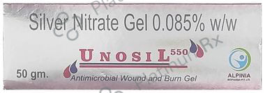 Unosil 550 Antimicrobial Wound and Burn Gel 50 Gel