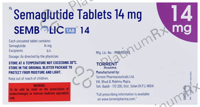 Sembolic 14mg Tablet 10s