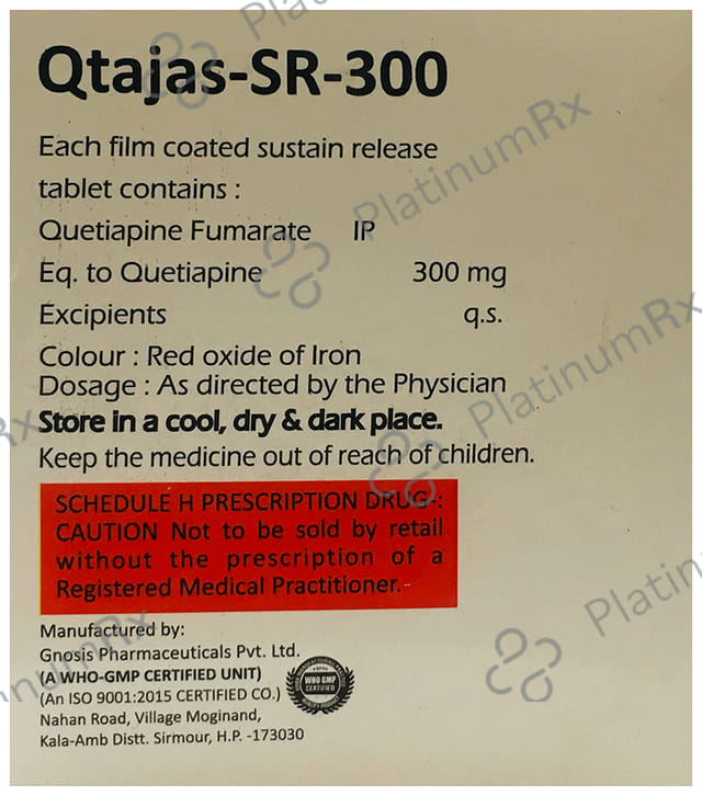 Qtajas 300mg Tablet SR