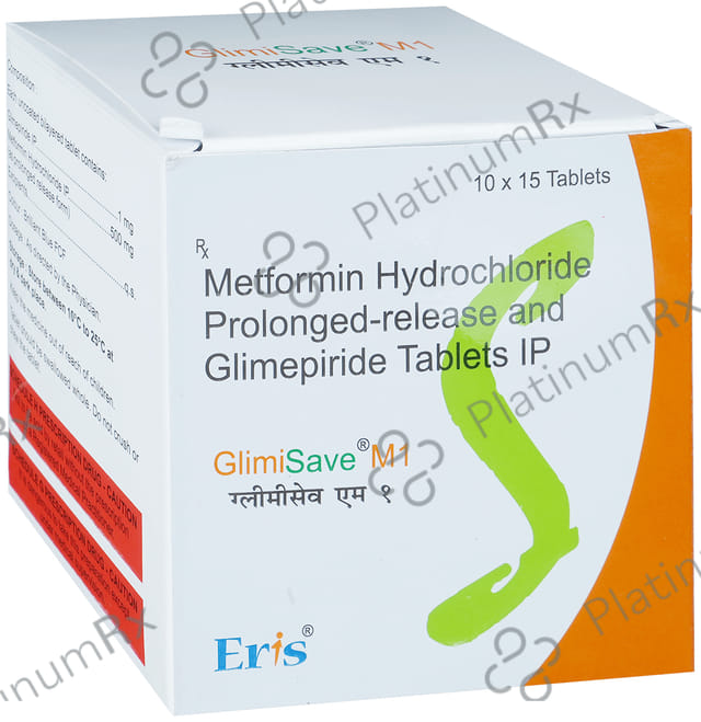 Glimisave M 1/500mg Tablet PR 15s