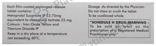 Metapro XL 25mg Tablet 15s