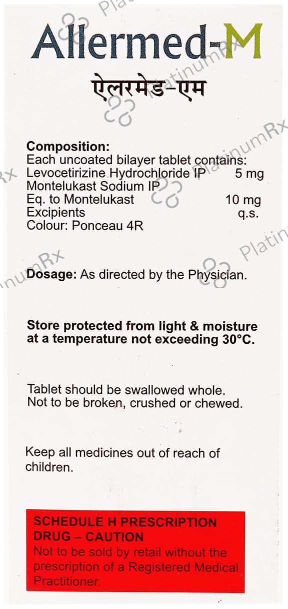 Allermed M 5/10mg Tablet 10s