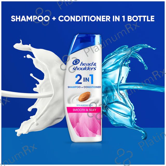 Head & Shoulders Smooth & Silky 2 in 1 Anti-Dandruff Shampoo+Conditioner 180 ml