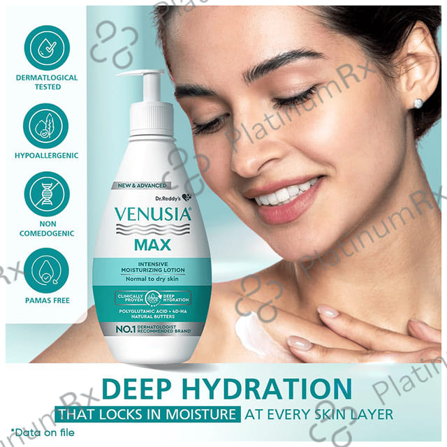 Venusia Max Intensive Moisturizing Lotion 300gm
