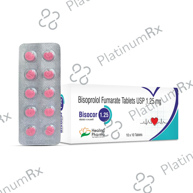 Bisocor 1.25mg Tablet 10s