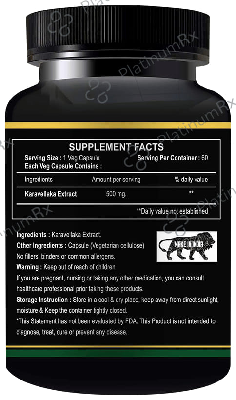 Floarkart Karela 500mg Capsule 60s