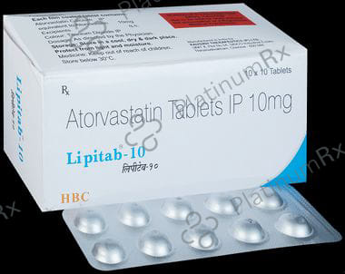 Lipitab 10mg Tablet 10s
