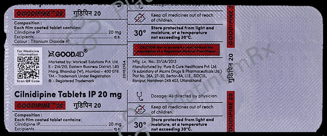 Goodipine 20mg Tablet 10s