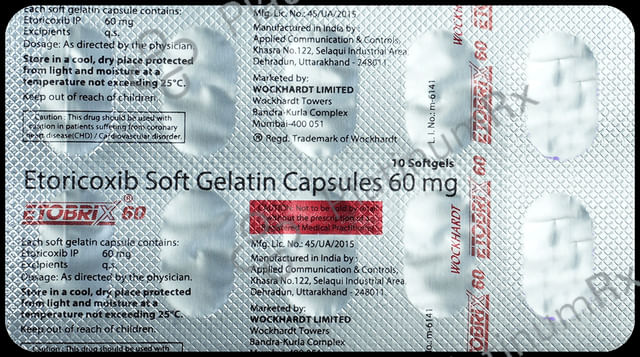 Etobrix 60 Soft Gelatin Capsule