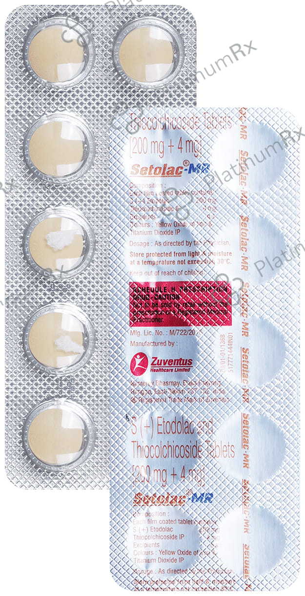 Setolac MR 200/4mg Tablet 10s