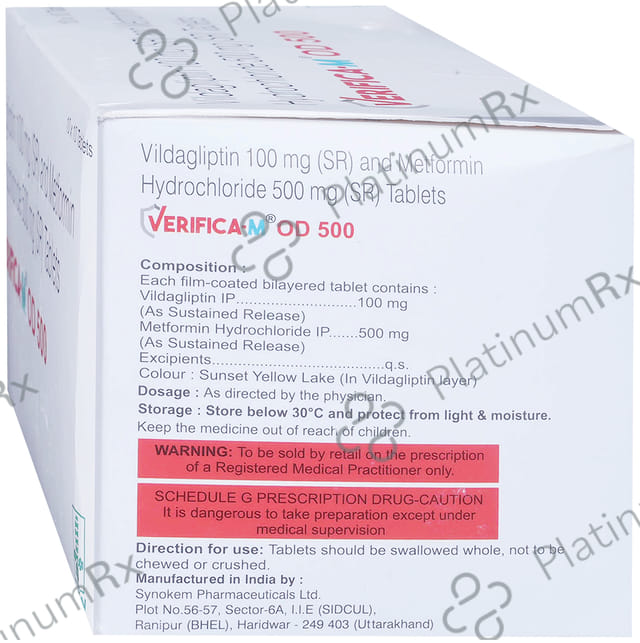 Verifica M OD 500/100mg Tablet SR 10s