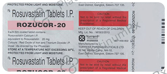 Rozucor 20mg Tablet 10s