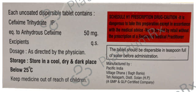 Myzolix 50mg Tablet DT