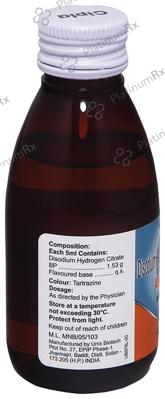 Alkacip 1.53gm Syrup 100ml