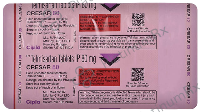 Cresar 80mg Tablet 10s