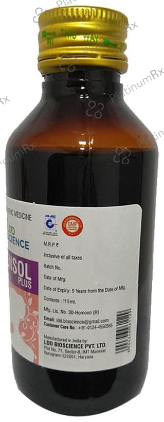LDD Bioscience Mensol Plus Syrup 115 ml