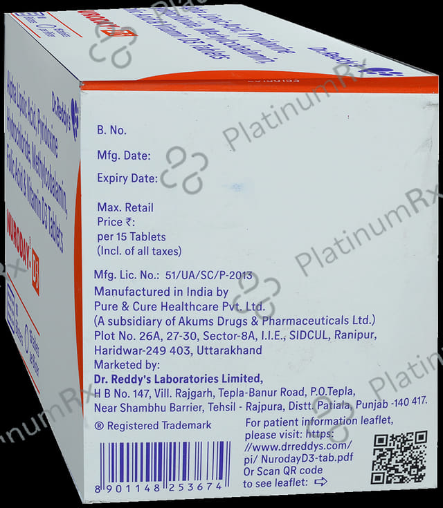 Nuroday D3 Tablet 15s