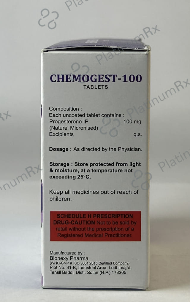 Chemogest 100mg Tablet 10s