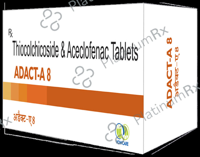 Adact A 8/100mg Tablet 10s