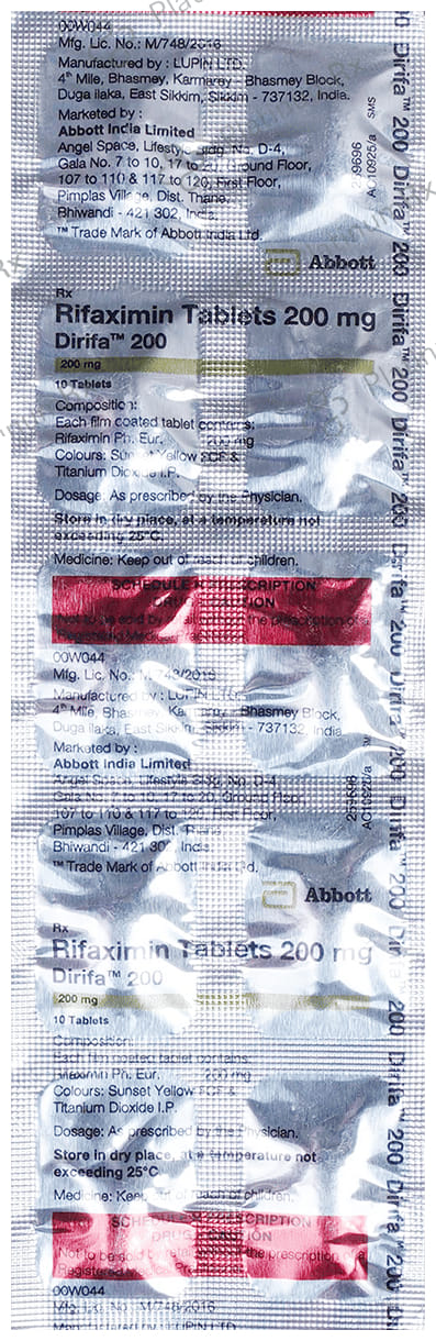 Dirifa 200mg Tablet 10s
