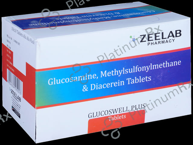Glucoswell Plus 50/750/250mg Tablet 10s