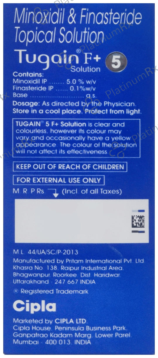 Tugain F+ 5% Solution 60ml