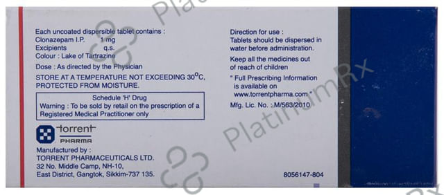 Clonotril 1 Tablet