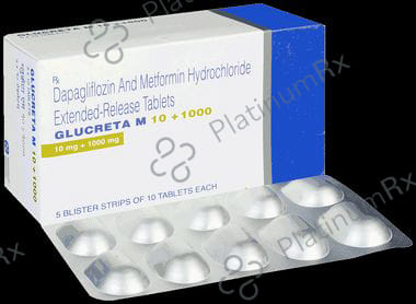 Glucreta M 10/1000mg Tablet ER 10s