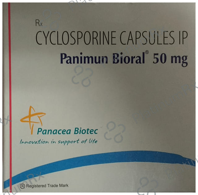 Panimun Bioral 50mg Capsule 6s