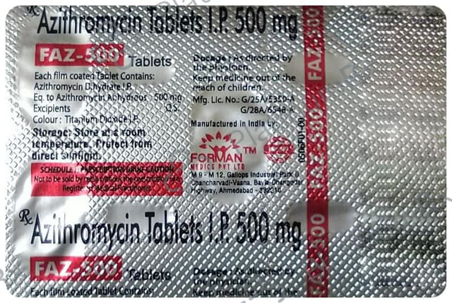 Faz 500mg Tablet 5s