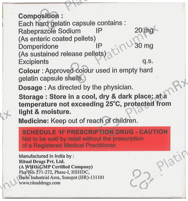 Nodity 30/20mg RD Capsule SR 10s