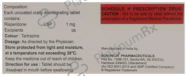 Resfast 1mg Tablet DT