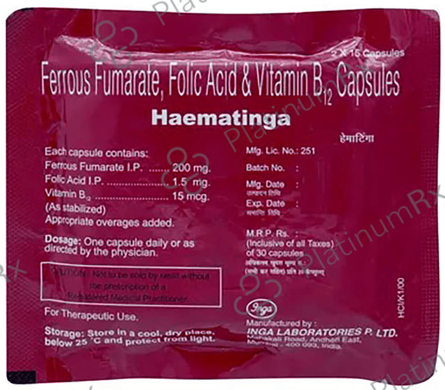 Haematinga Capsule 30 capsules