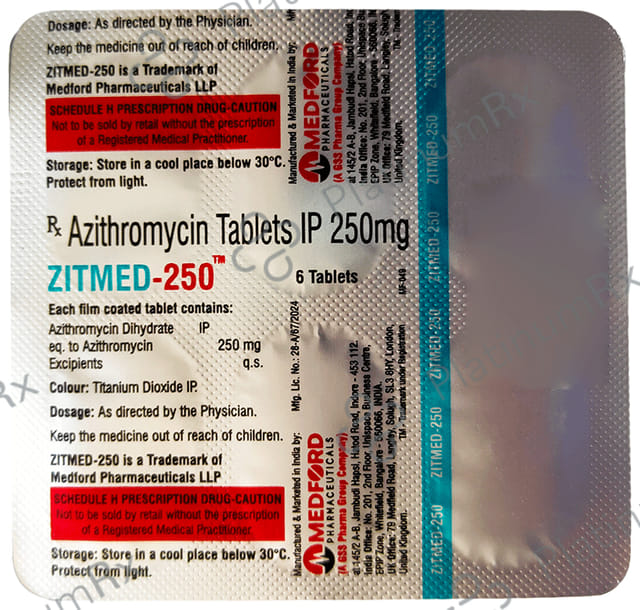 Zitmed 250mg Tablet 6s
