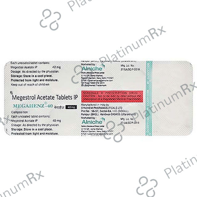 Megahenz 40mg Tablet 10s