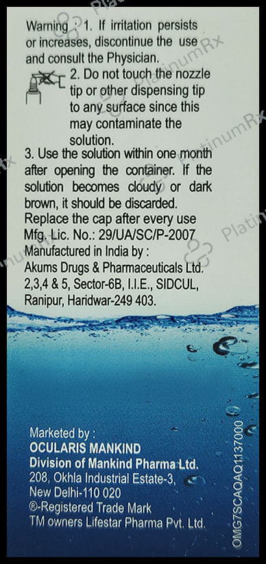 Lubistar 0.5% Eye Drop 10ml