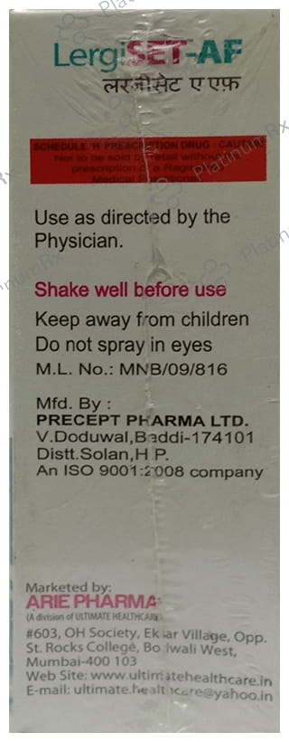 Lergiset AF Nasal Spray 7ml