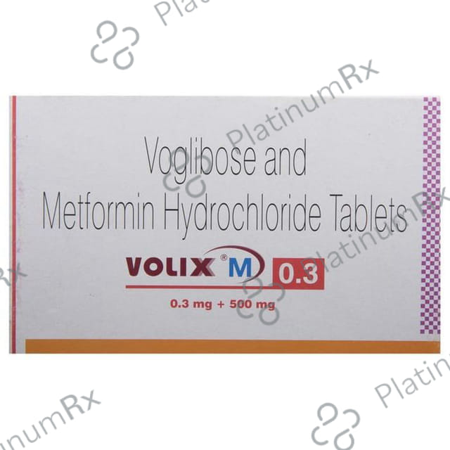 Volix M 0.3/500mg Tablet 10s
