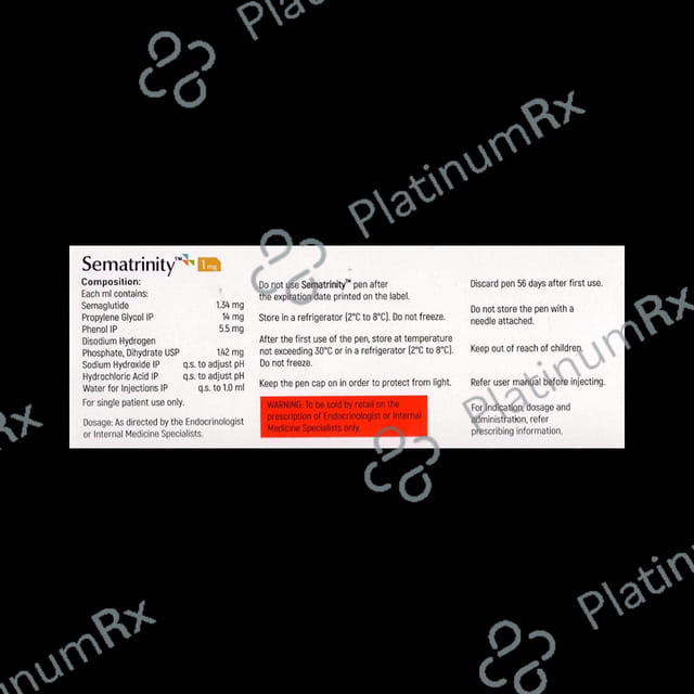 Sematrinity 1mg Pre-filled Pen Injection 3ml