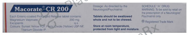 Macorate CR 200mg Tablet 10s