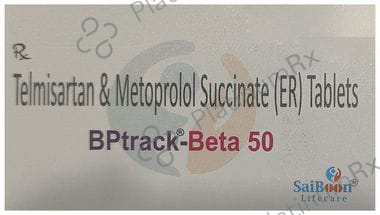 Bptrack Beta 50/40mg Tablet ER 10s