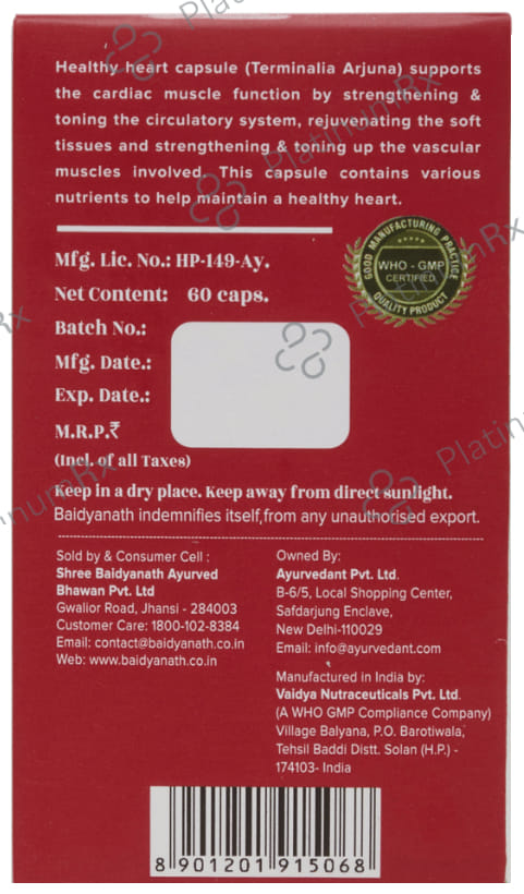 Ayurvedant Healthy Heart Capsule