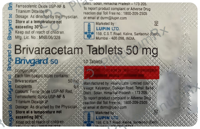 Brivgard 50mg Tablet 10s