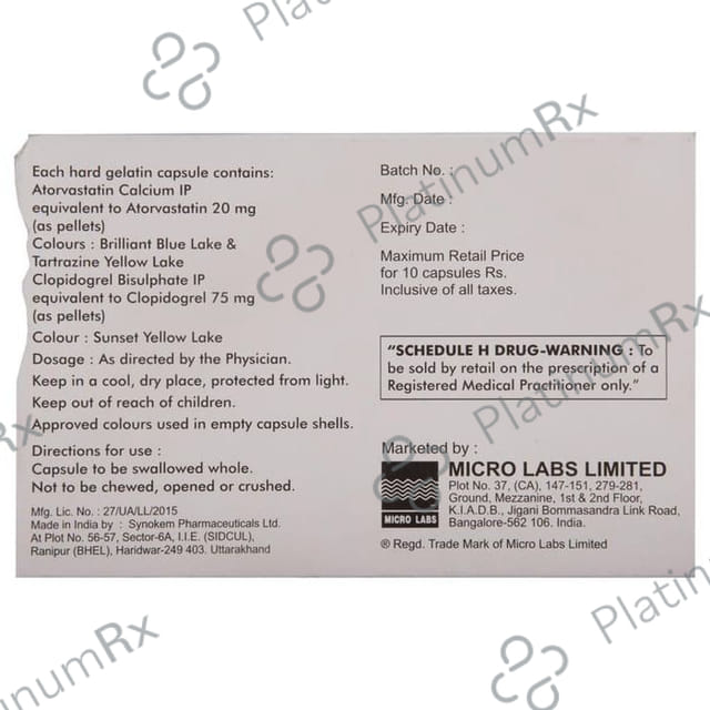 Astin CV 10/75mg Capsule 10s