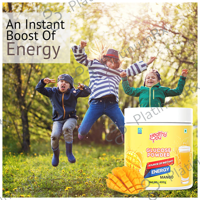 Healthy You Glucose Instant Drink with Vitamin C Mango Powder 400 gm